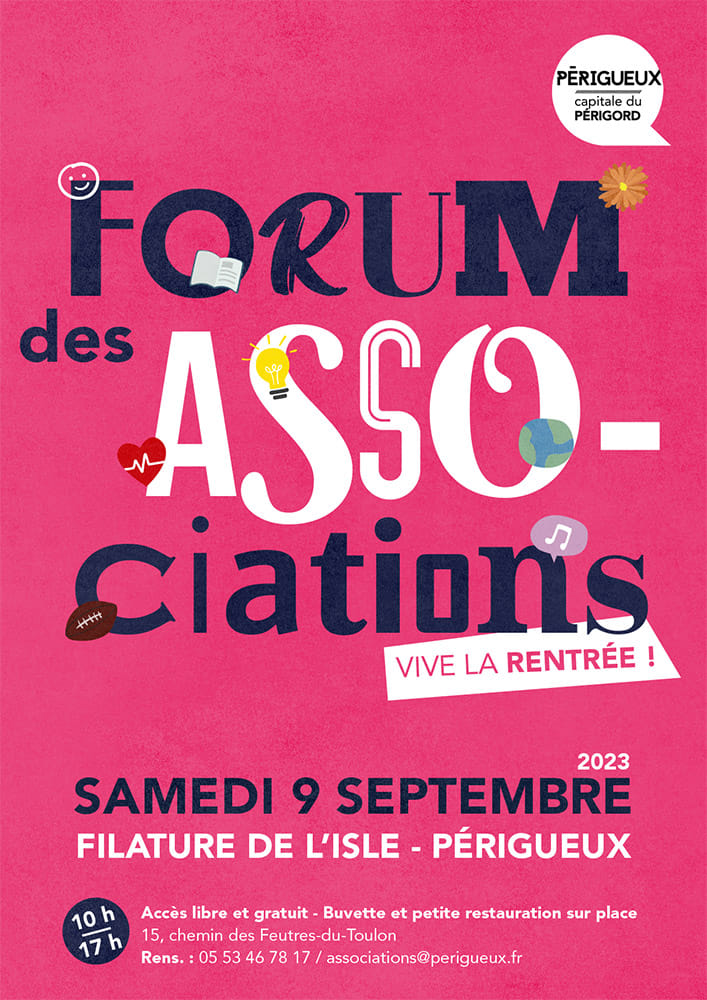 Affiche forum des assos perigueux 2023