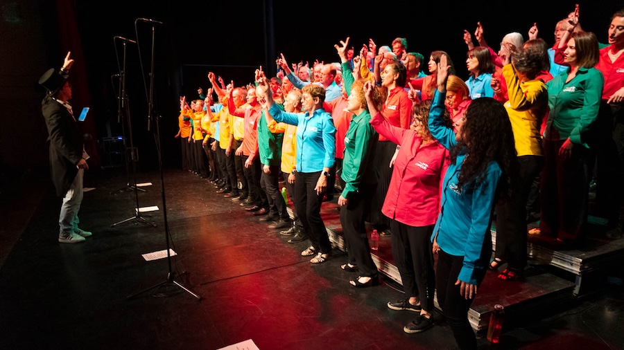 Concert des 10 ans pop choeur palace de Perigueux dordogne