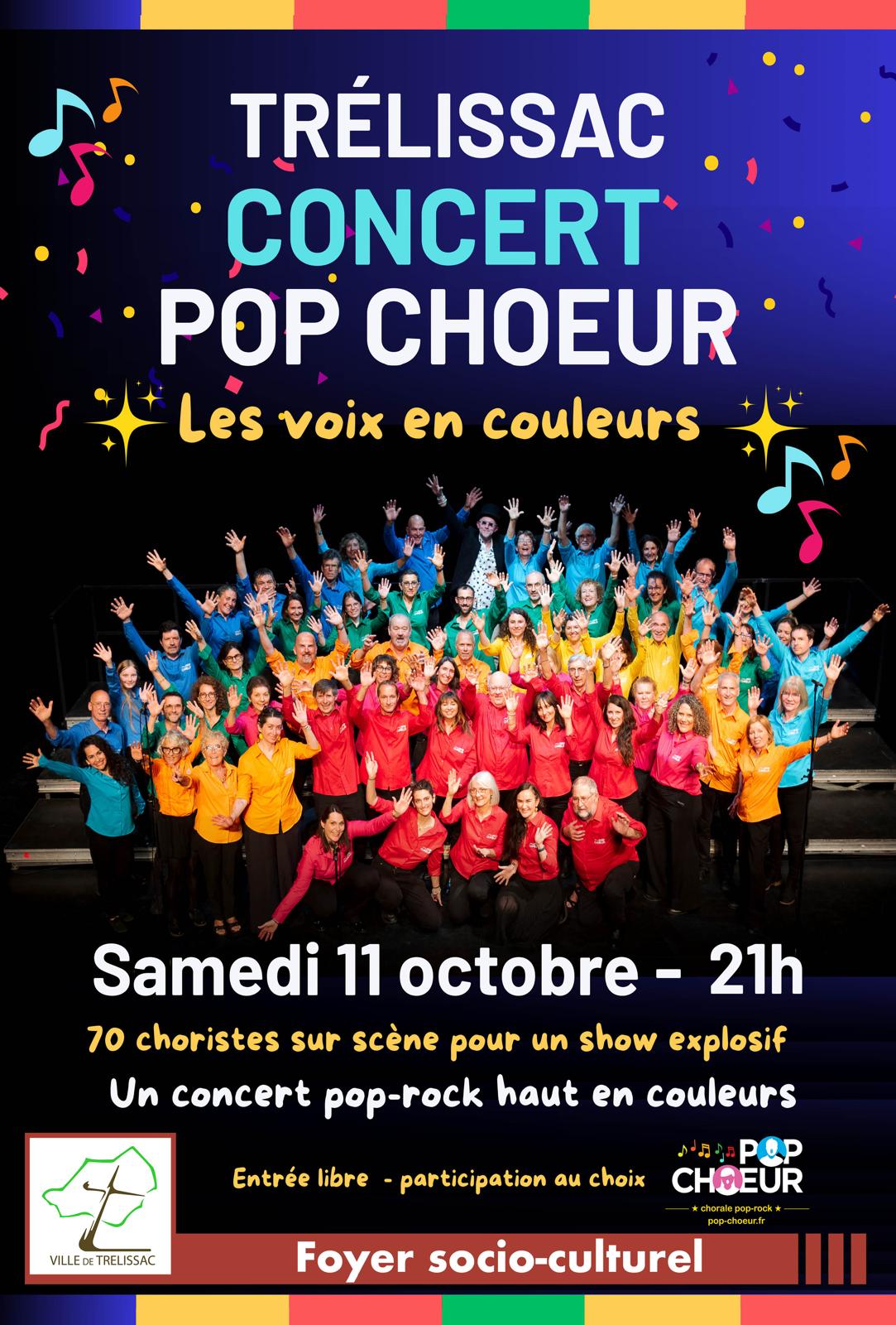 concert trelissac chorale pop choeur