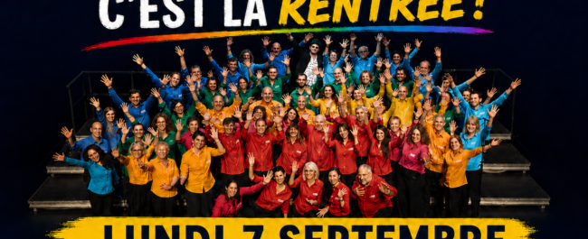 Rentrée chorale pop choeur perigueux