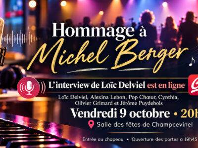Hommage à Michel Berger cherie FM dordogne loic delviel